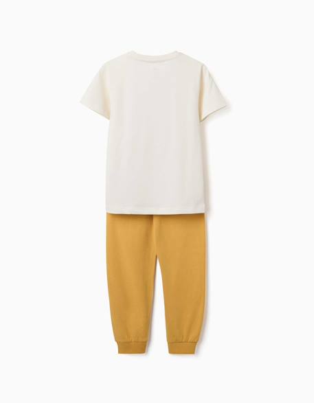 Pyjama à manches courtes avec imprimé voitures de course Blanc 2 - vertbaudet enfant 