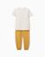 Pyjama à manches courtes avec imprimé voitures de course Blanc 2 - vertbaudet enfant 