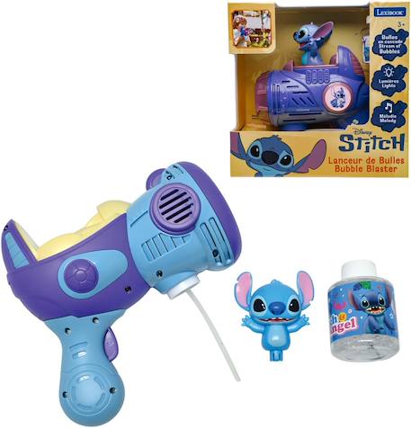 Pistolet à bulles stitch Électronique avec effets lumineux et sonores Bleu 2 - vertbaudet enfant 