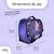 Cartable scolaire 2 compartiments Cybel Licorne Céleste- 38 cm Violet 3 - vertbaudet enfant 