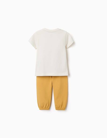 Pyjama à manches courtes avec imprimé voitures de course Blanc 2 - vertbaudet enfant 