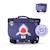 Cartable réversible 2 compartiments Shark - 38 cm Bleu 1 - vertbaudet enfant 