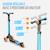 Trottinette pour enfants, 2+ ans, pliable, led-deck, nexo bleu Blue+Lime+Mint+Red 2 - vertbaudet enfant 