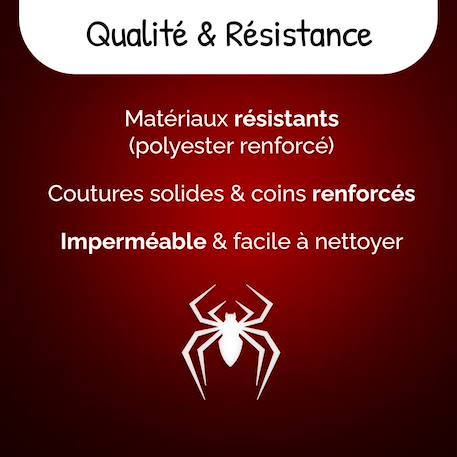 Cartable à roulettes 2 compartiments Marvel Spider Man - 38 cm Noir 6 - vertbaudet enfant 