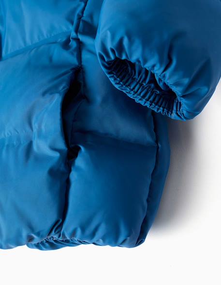 Doudoune thermique avec capuche et poches Bleu 4 - vertbaudet enfant 