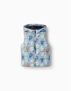 Bébé-Manteau, combipilote, nid d'ange-Manteau-Doudoune sans manches avec lettres imprimées