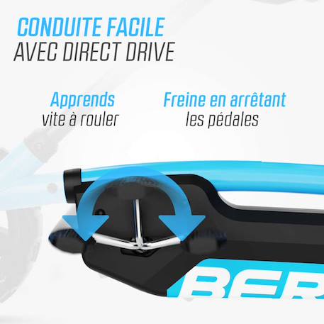 Kart à pédales pour enfants 2+ ans Black+Blue 10 - vertbaudet enfant 