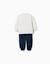 Ensemble de jogging en coton avec imprimé bluey Bleu foncé 2 - vertbaudet enfant 