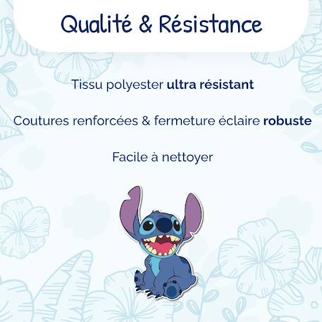 Sac à dos scolaire Disney Stitch Relax Bleu 6 - vertbaudet enfant 