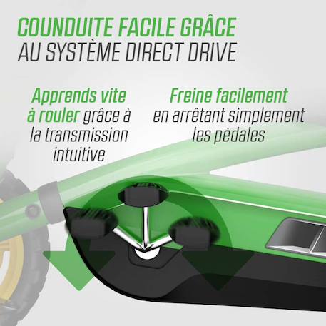 Kart à pédales pour enfants, 2+ ans, buzzy john deere Green 4 - vertbaudet enfant 