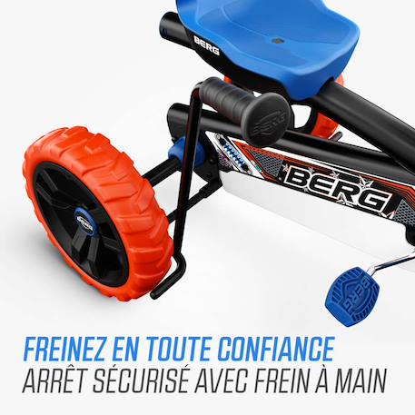 Kart à pédales pour enfants, 2+ ans, buzzy nitro 2-in-1 Blue/orange 5 - vertbaudet enfant 
