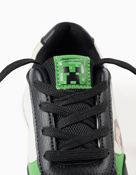Baskets minecraft avec lacets Noir 4 - vertbaudet enfant 