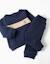 Ensemble sweat et pantalon de jogging en coton peigné Bleu foncé 4 - vertbaudet enfant 
