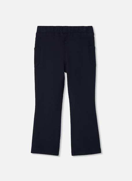 Pantalon fille évasé Noir 2 - vertbaudet enfant 