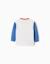 T-shirt en coton à manches longues avec poche Bleu 2 - vertbaudet enfant 