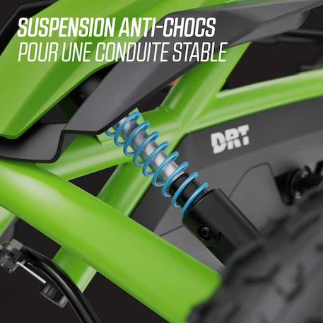 Kart à pédales pour enfants, 5+ ans, rally drt vert Green 6 - vertbaudet enfant 