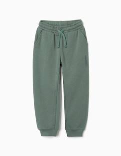 -Pantalon de jogging ajusté en molleton avec poches et imprimé zy