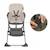 Kinderkraft highchair foldee - chaise de salle à manger pliable Beige+Green+Gris+Vert 5 - vertbaudet enfant 