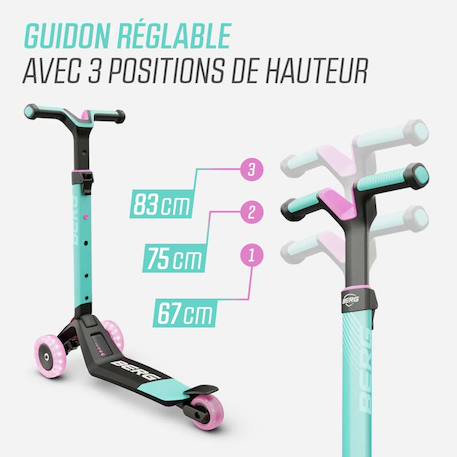Trottinette pour enfants, 2+ ans, pliable, led-deck, nexo bleu Blue+Lime+Mint+Red 14 - vertbaudet enfant 