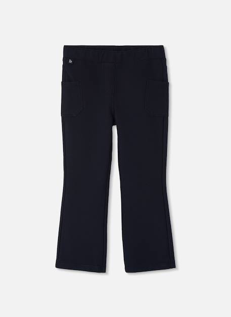 Pantalon fille évasé Noir 1 - vertbaudet enfant 