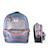 Sac à dos scolaire réversible 2 compartiments  Happy Jean Bleu 1 - vertbaudet enfant 