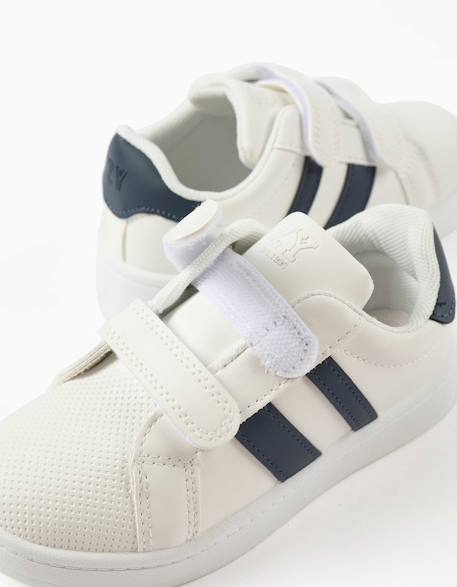 Baskets à rayures avec fermeture à scratch Bleu 4 - vertbaudet enfant 