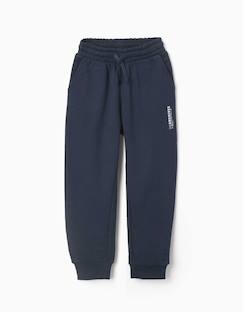 -Pantalon de jogging ajusté en molleton avec poches et imprimé zy