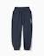 Pantalon de jogging ajusté en molleton avec poches et imprimé zy Bleu foncé+Gris clair+Vert foncé 1 - vertbaudet enfant 