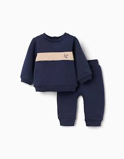 -Ensemble sweat et pantalon de jogging en coton peigné