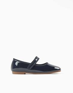 Chaussures-Babies vernies avec fermeture à scratch