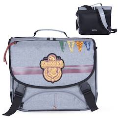 -Cartable scolaire 2 compartiments Harry Potter University - 38 cm