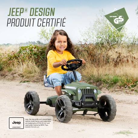 Kart à pédales pour enfants, 2+ ans, buzzy sahara Green 2 - vertbaudet enfant 