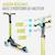 Trottinette pour enfants, 2+ ans, pliable, led-deck, nexo bleu Blue+Lime+Mint+Red 8 - vertbaudet enfant 