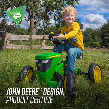 Kart à pédales pour enfants, 2+ ans, buzzy john deere Green 2 - vertbaudet enfant 