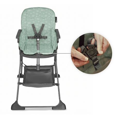 Kinderkraft highchair foldee - chaise de salle à manger pliable Beige+Green+Gris+Vert 23 - vertbaudet enfant 