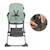 Kinderkraft highchair foldee - chaise de salle à manger pliable Beige+Green+Gris+Vert 23 - vertbaudet enfant 