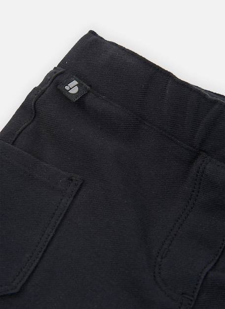 Pantalon fille évasé Noir 3 - vertbaudet enfant 