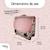 Cartable réversible 2 compartiments Crush - 38 cm Rose 3 - vertbaudet enfant 