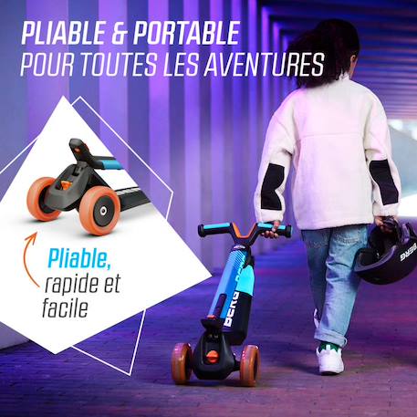 Trottinette pour enfants, 2+ ans, pliable, nexo menthe Blue+Lime+Mint+Red 4 - vertbaudet enfant 