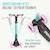 Trottinette pour enfants, 2+ ans, pliable, led-deck, nexo bleu Blue+Lime+Mint+Red 17 - vertbaudet enfant 