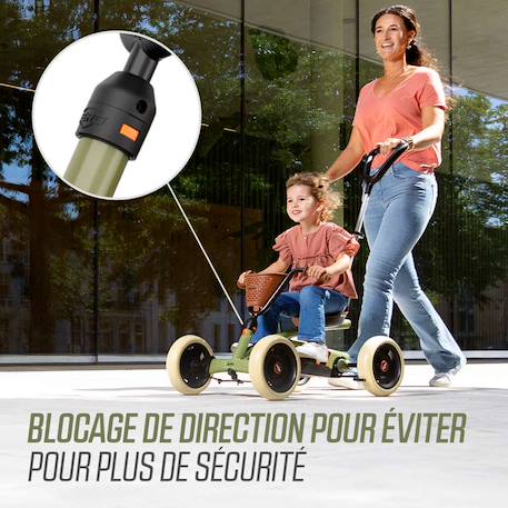 Kart à pédales pour enfants, 2+ ans, buzzy retro 2-in-1 vert Green 4 - vertbaudet enfant 