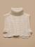 Plastron col roulé torsadé enfant Ecru 3 - vertbaudet enfant 
