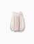 Barboteuse en coton à rayures you&me Rouge 1 - vertbaudet enfant 