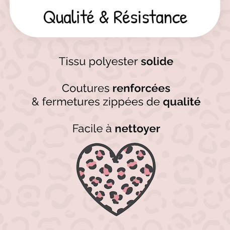 Sac à dos scolaire réversible 2 compartiments Crush Rose 6 - vertbaudet enfant 