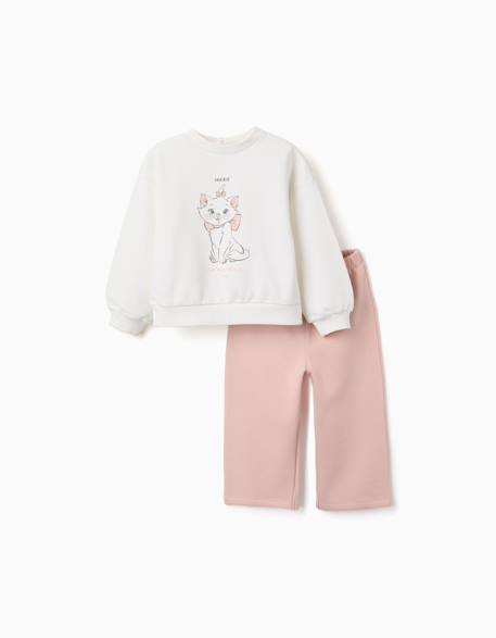 Bébé-Ensemble de jogging en coton peigné avec imprimé marie