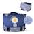 Cartable réversible 2 compartiments Daisy- 38 cm Bleu 1 - vertbaudet enfant 