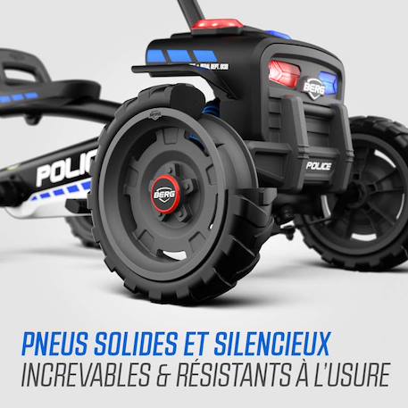 Kart à pédales pour enfants, 2+ ans, buzzy police Black 6 - vertbaudet enfant 