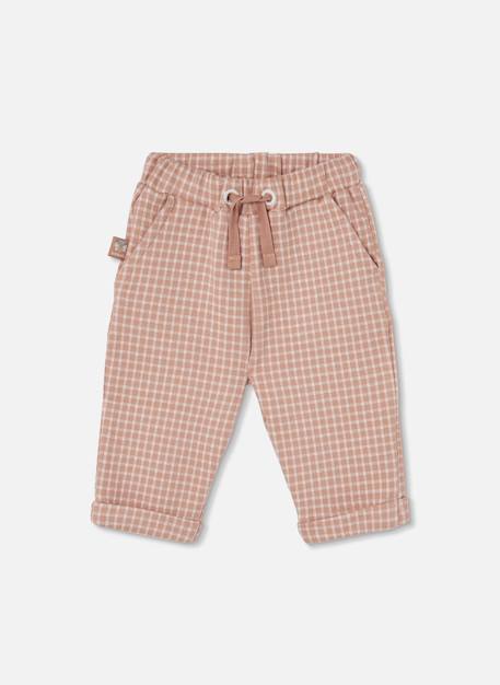 Pantalon bébé garçon maille carreaux Pink 1 - vertbaudet enfant 