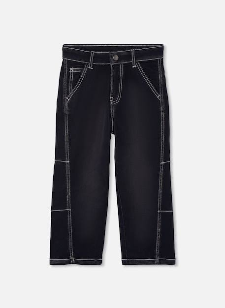 Garçon-Pantalon-Pantalon denim garçon avec coutures