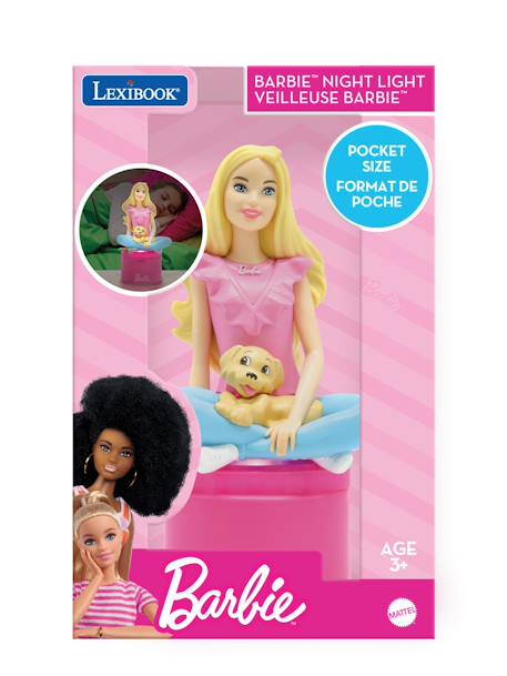 Veilleuse barbie en 3d avec variation de couleurs Rose 4 - vertbaudet enfant 
